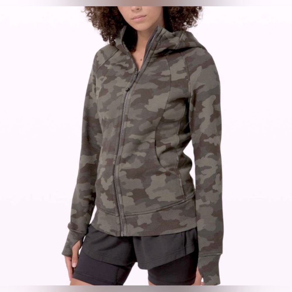 LULULEMON Scuba Full-zip Camo Hoodie